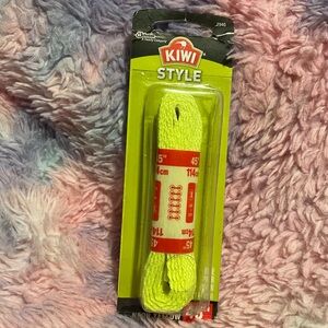 NWT flat neon yellow 45in shoelaces